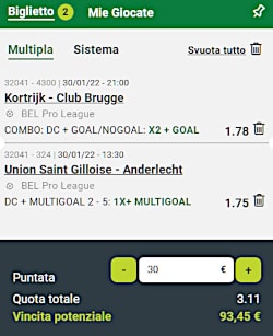 Bolle calcio abbonati 28, 29 e 30 gennaio 2022 di ScommessePerfette.it. Le nove Bolle riservate agli utenti abbonati: 25ma giornata di Jupiler League, 24ma di Premiership, ottavi della Coppa di Francia e qualificazione ai Mondiali 2022!