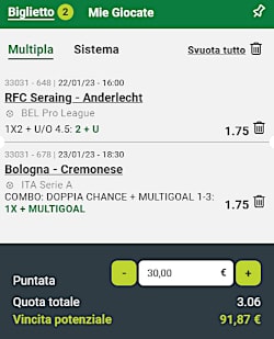 Bolle calcio abbonati 22, 23 e 24 gennaio 2023 di ScommessePerfette.it. 19^ giornata con due match clou: Juventus-Atalanta e Lazio-Milan!