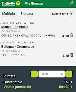 Bolle calcio abbonati 22, 23 e 24 gennaio 2023 di ScommessePerfette.it. 19^ giornata con due match clou: Juventus-Atalanta e Lazio-Milan!