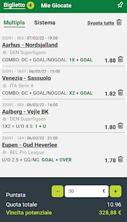 Bolle calcio abbonati 6 e 7 marzo 2022 di ScommessePerfette.it. Le nove Bolle riservate agli utenti abbonati: domenica di Serie A, 28ma giornata; quadri pronostici non semplici e la difficoltà si trasmette nelle puntate.