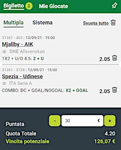 Bolle calcio abbonati 12 e 13 settembre 2021 di ScommessePerfette.it. Le nove Bolle riservate agli utenti abbonati: domenica di calcio e posticipi del lunedì a chiudere la terza giornata di Serie A!