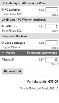 La bolla di Scommesse Perfette