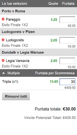 Le bolle del 17 agosto 2016. Continuiamo sui Preliminari di Champions League: oggi gli esperti di Scommesse Perfette ci consigliano una Bolla normale studiata sulle doppie e una Bolla rischio sui segni fissi!