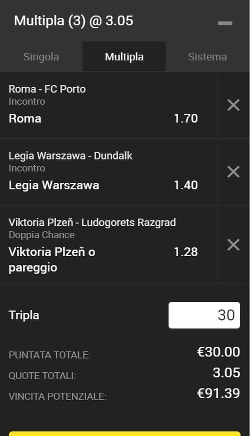 Le bolle del 23 agosto 2016. Champions League, grandissima notte di gioco! Gli esperti consigliano sulla Bolla Normale il segno 1 o anche 1x mentre sulla Bolla Rischio i segni 1, 2 e x!