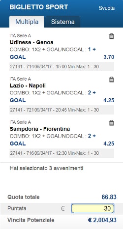 Bolle calcio del 9 aprile 2017. Domenica significa Serie A e oggi Sampdoria-Fiorentina e Lazio-Napoli promettono emozioni forti!