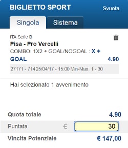 Bolle calcio del 25 aprile 2017. Uno sguardo alla Serie B: iniziamo a seguire le probabili promosse!