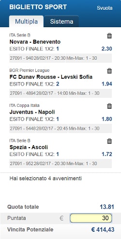 Bolle calcio del 28 febbraio 2017. Juventus - Napoli è la perla di questa giornata di calcio: appuntamento alle 20,45!