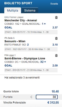 La bolla di Scommesse Perfette